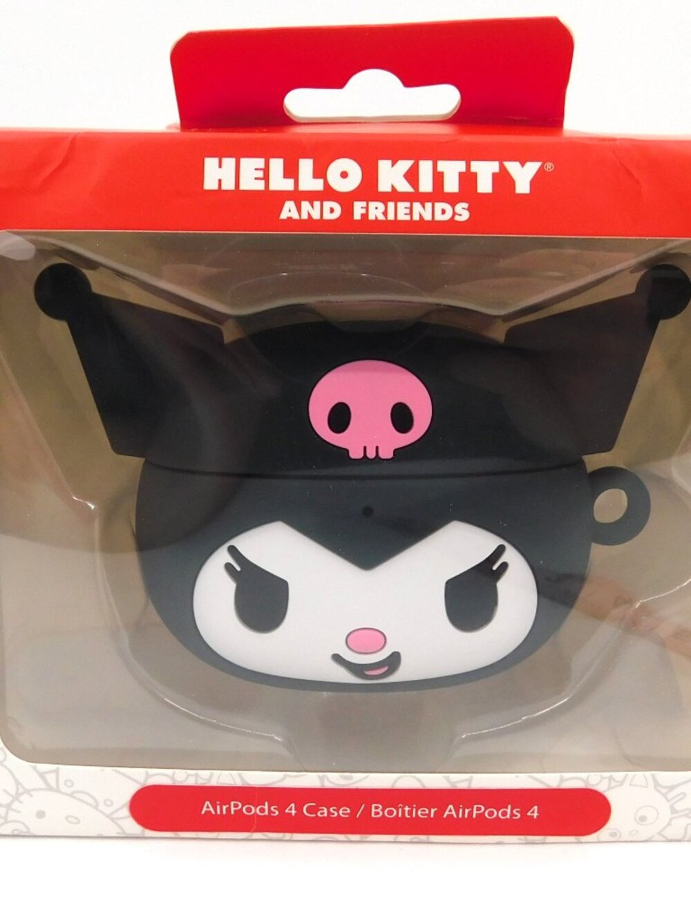 Sanrio Hello Kitty Kuromi Black Pink Wireless Earbud Case Silicone Airpod 4 NEW